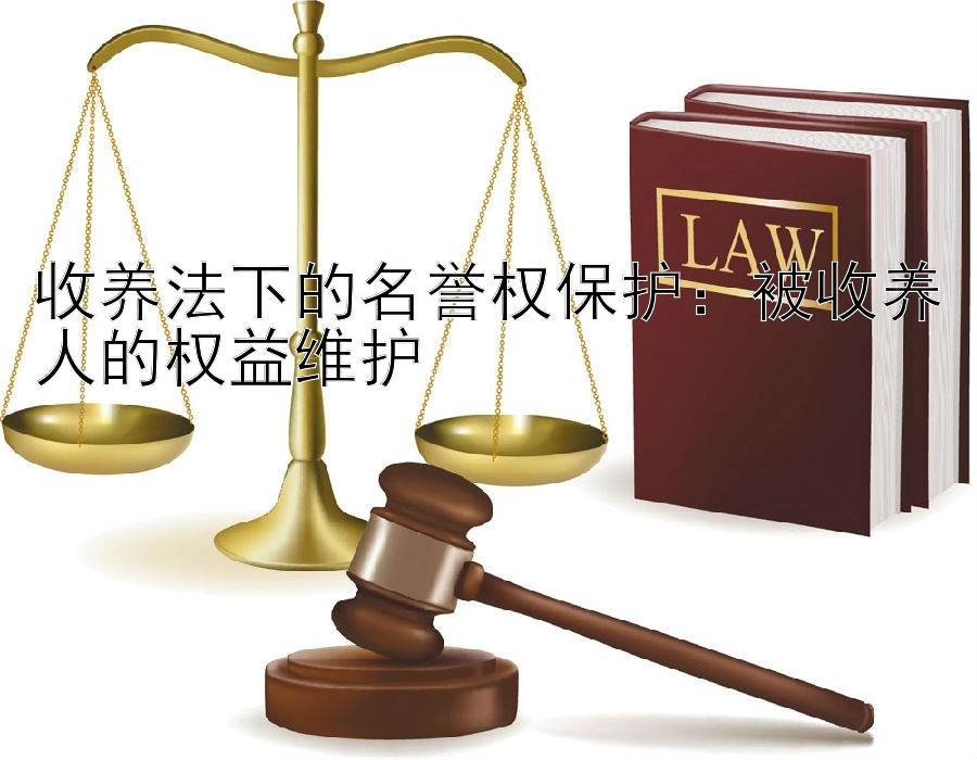 收养法下的名誉权保护：被收养人的权益维护