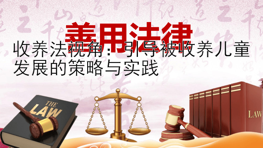 收养法视角：引导被收养儿童发展的策略与实践