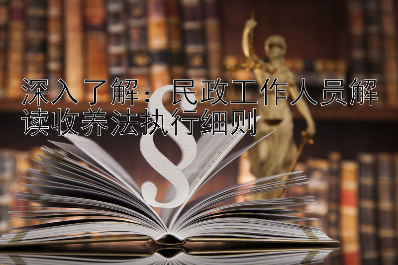 深入了解：民政工作人员解读收养法执行细则