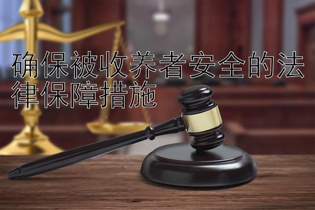 确保被收养者安全的法律保障措施