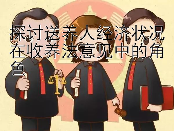 探讨送养人经济状况在收养法意见中的角色