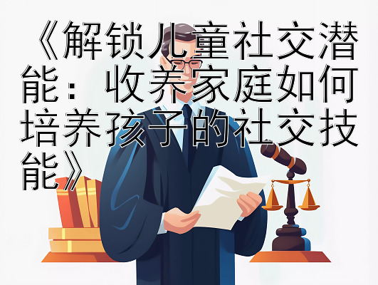 《解锁儿童社交潜能：收养家庭如何培养孩子的社交技能》