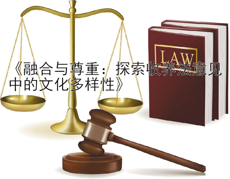 《融合与尊重：探索收养法意见中的文化多样性》