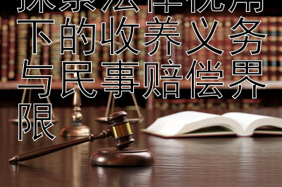 探索法律视角下的收养义务与民事赔偿界限