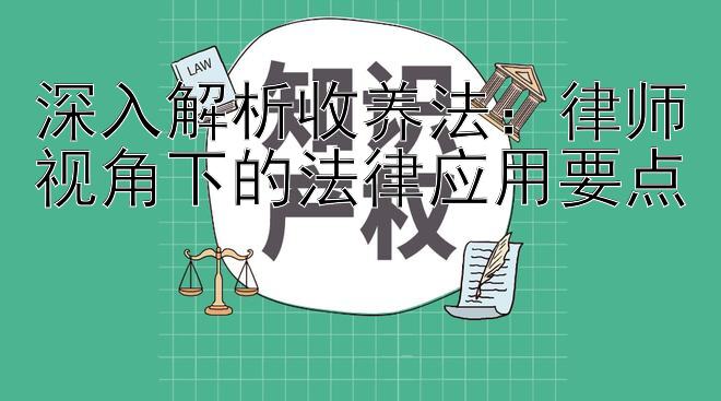 深入解析收养法：律师视角下的法律应用要点