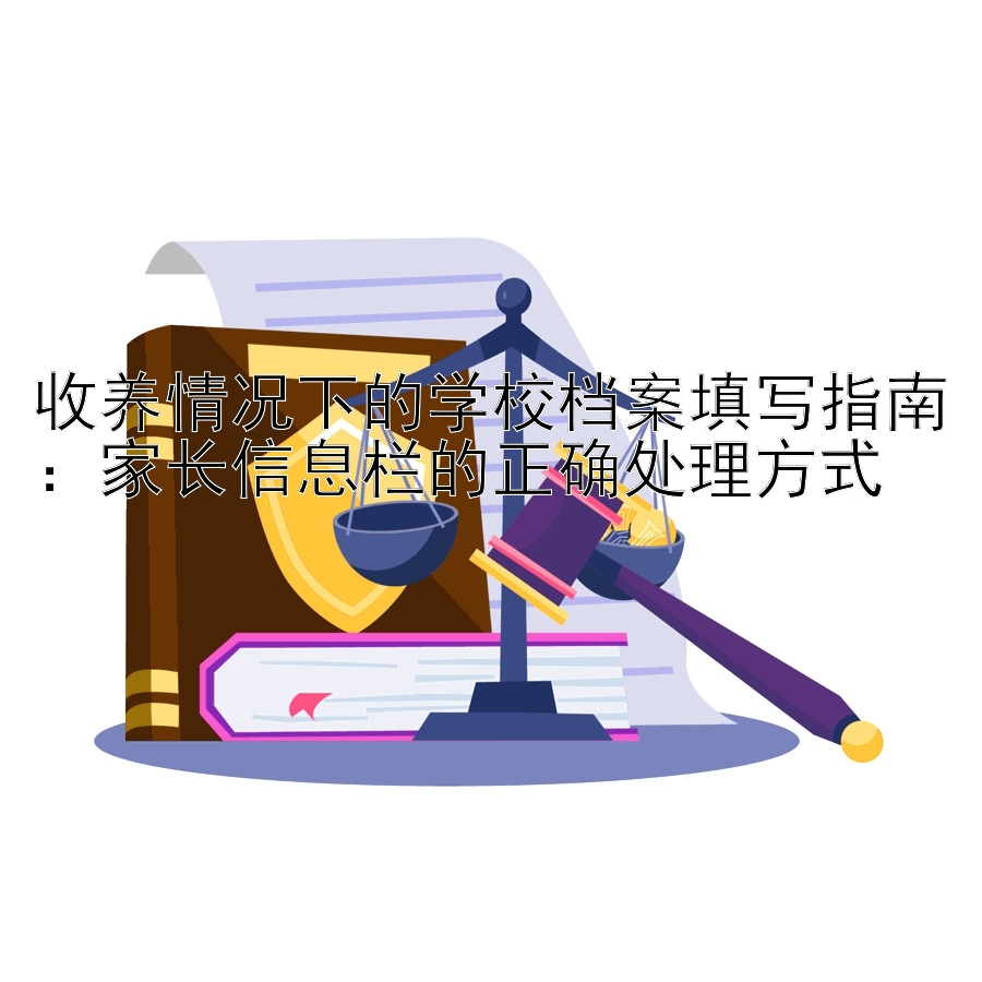 收养情况下的学校档案填写指南：家长信息栏的正确处理方式