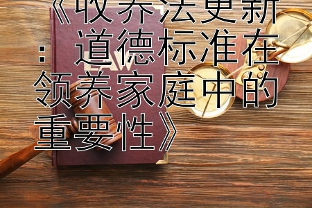 《收养法更新：道德标准在领养家庭中的重要性》