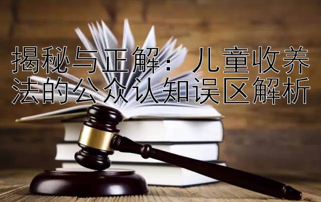 揭秘与正解：儿童收养法的公众认知误区解析