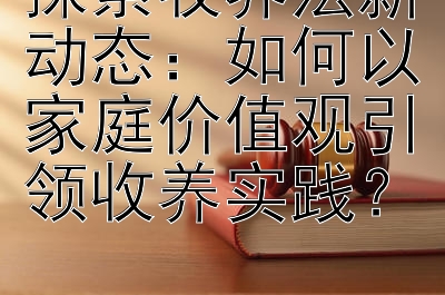 探索收养法新动态：如何以家庭价值观引领收养实践？