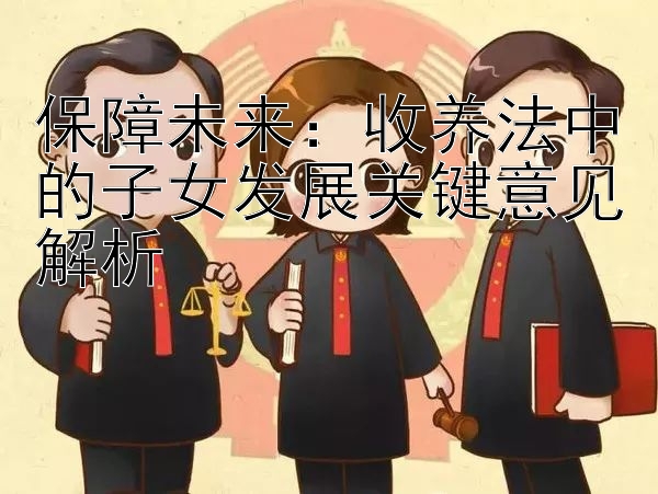 保障未来：收养法中的子女发展关键意见解析