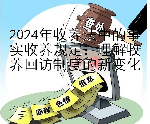 2024年收养法中的事实收养规定：理解收养回访制度的新变化