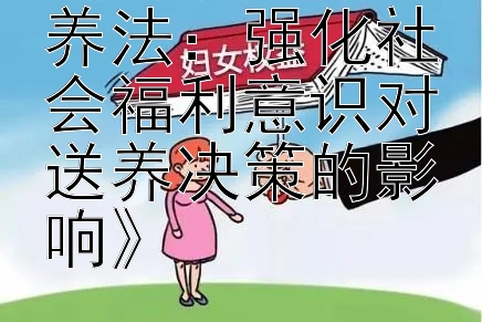 《解读最新收养法：强化社会福利意识对送养决策的影响》