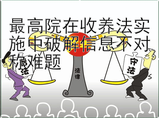 最高院在收养法实施中破解信息不对称难题