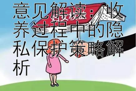 司法部收养法意见解读：收养过程中的隐私保护策略解析