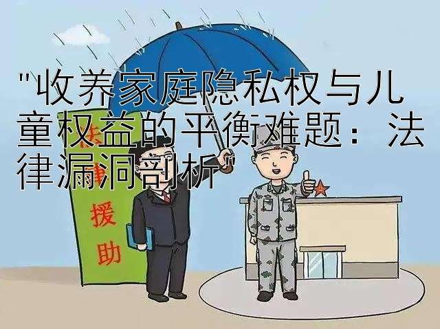 收养家庭隐私权与儿童权益的平衡难题：法律漏洞剖析