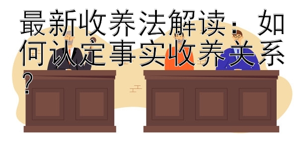 最新收养法解读：如何认定事实收养关系？