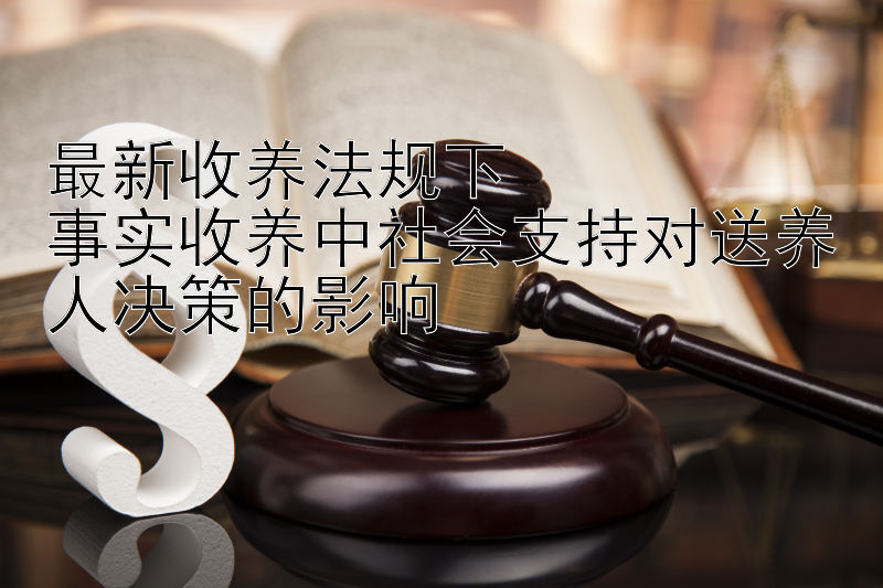 最新收养法规下 大发导师精准计划回血技巧 事实收养中社会支持对送养人决策的影响